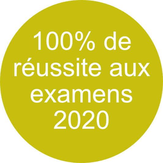 100% de réussite à l'examen